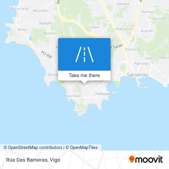 Rúa Das Barreiras map