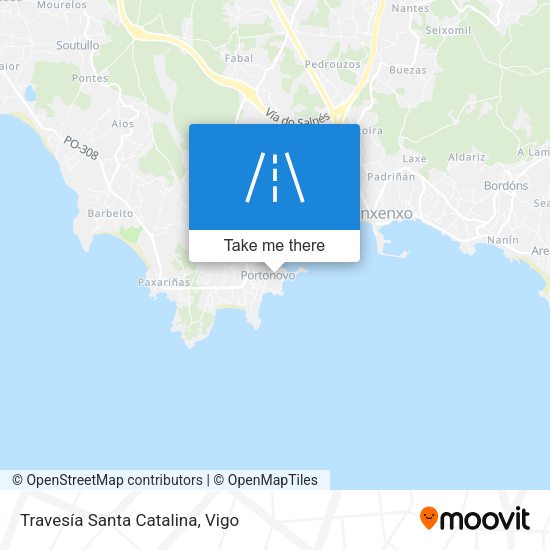Travesía Santa Catalina map