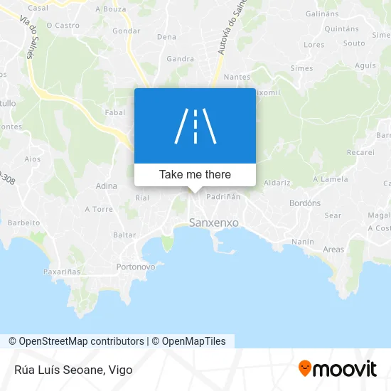 Rúa Luís Seoane map