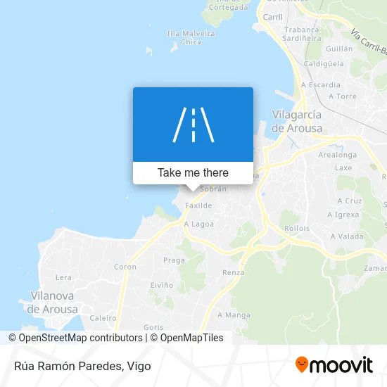 Rúa Ramón Paredes map