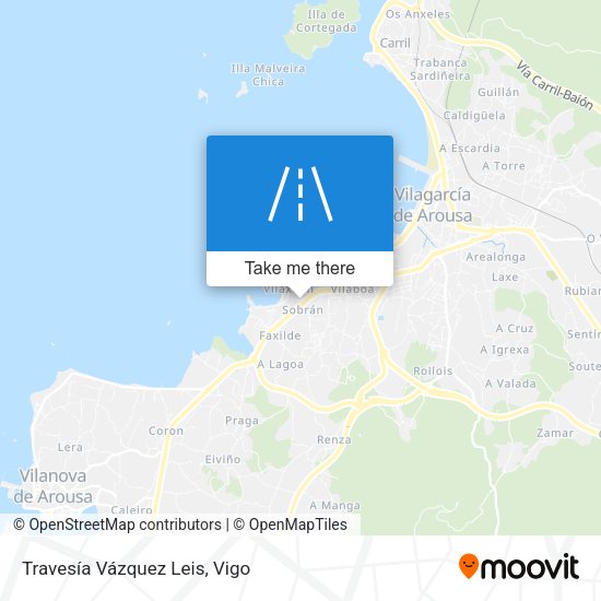 Travesía Vázquez Leis map