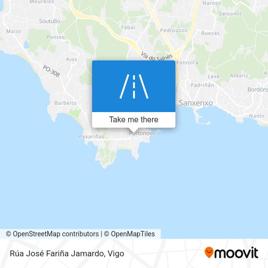 Rúa José Fariña Jamardo map