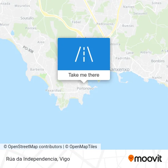 Rúa da Independencia map