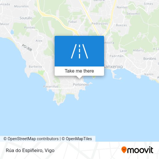 Rúa do Espiñeiro map