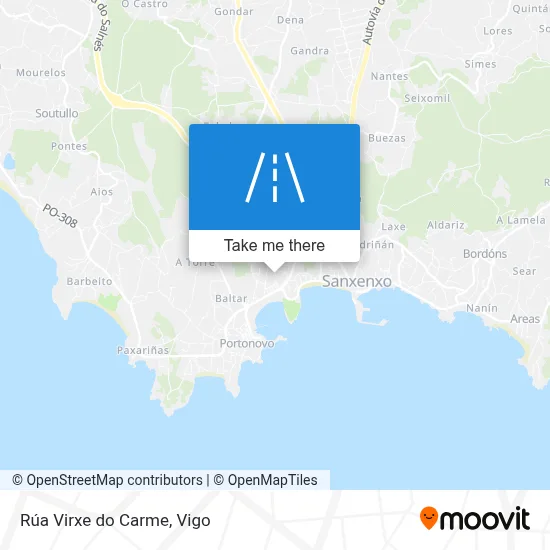 Rúa Virxe do Carme map