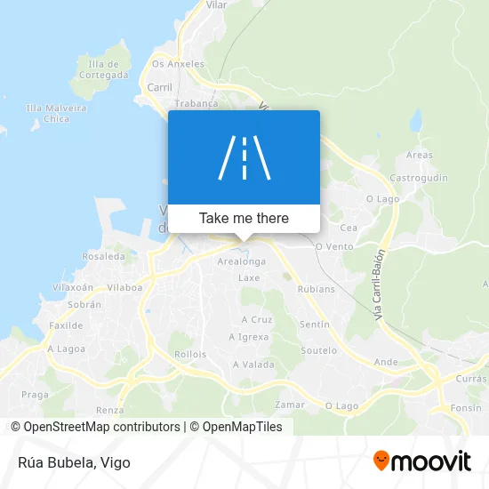 Rúa Bubela map