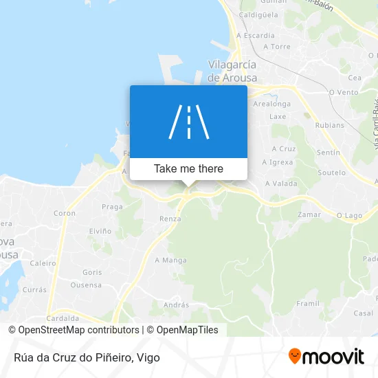 Rúa da Cruz do Piñeiro map