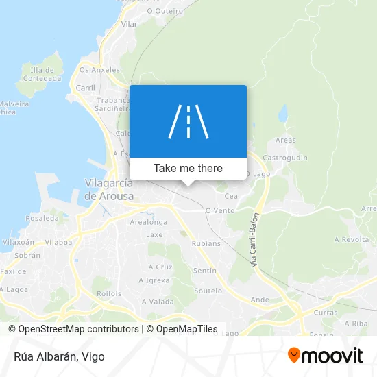 Rúa Albarán map