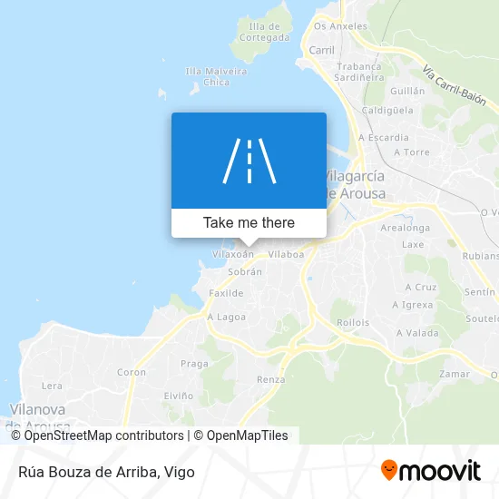 Rúa Bouza de Arriba map