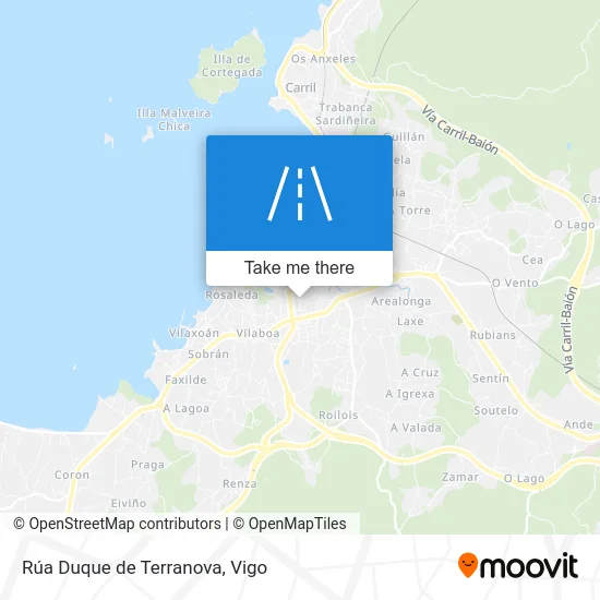 Rúa Duque de Terranova map
