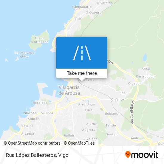 Rua López Ballesteros map