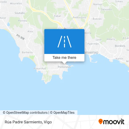 Rúa Padre Sarmiento map