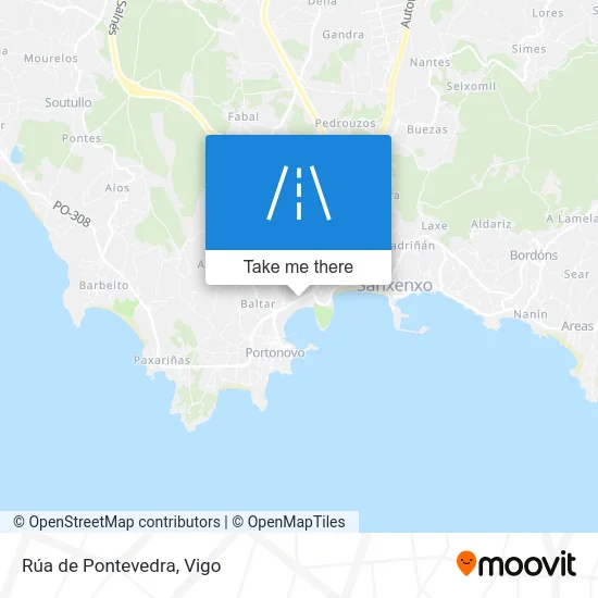 Rúa de Pontevedra map