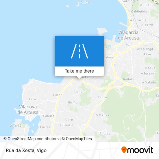 Rúa da Xesta map