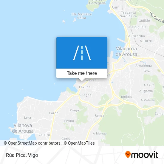 Rúa Pica map