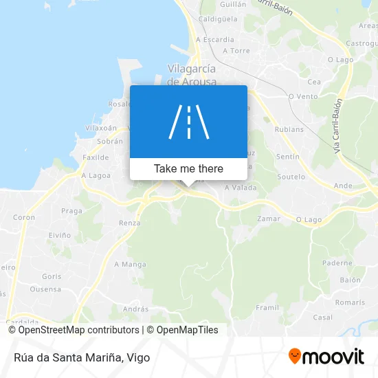 Rúa da Santa Mariña map