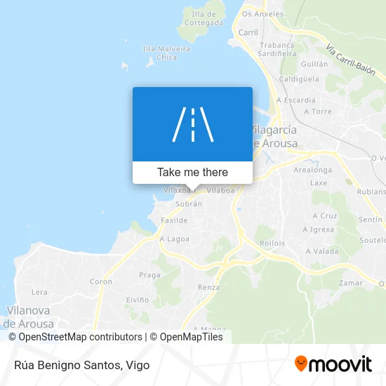 Rúa Benigno Santos map