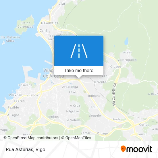Rúa Asturias map