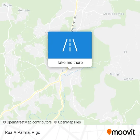 Rúa A Palma map