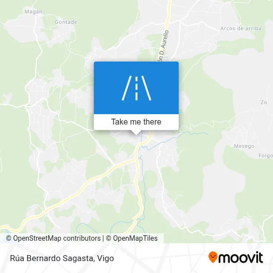 Rúa Bernardo Sagasta map