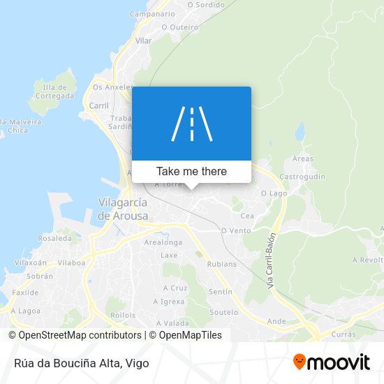 Rúa da Bouciña Alta map