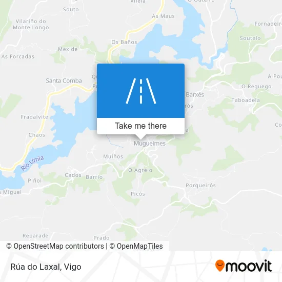 Rúa do Laxal map