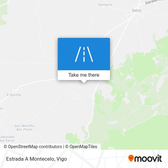 Estrada A Montecelo map