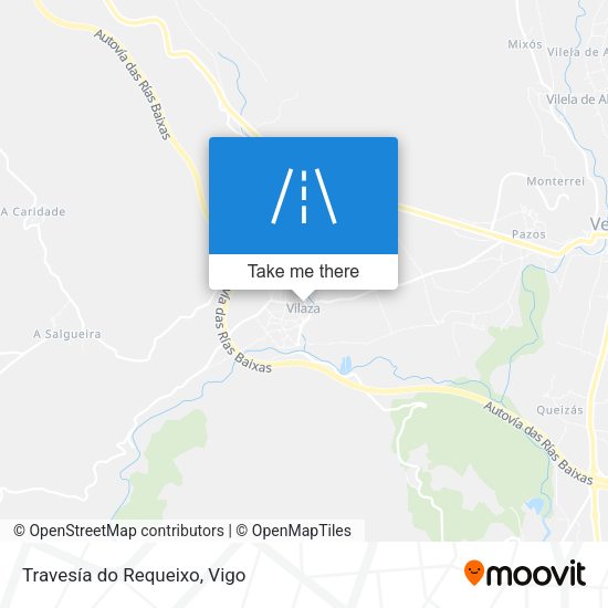 Travesía do Requeixo map