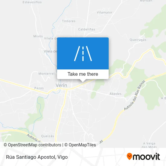 Rúa Santiago Apostol map