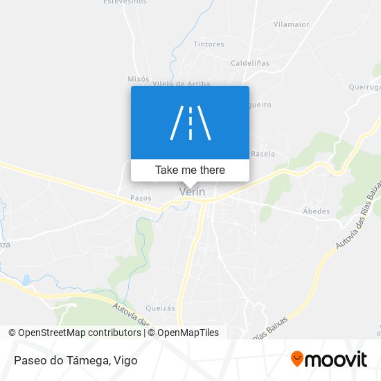 Paseo do Támega map