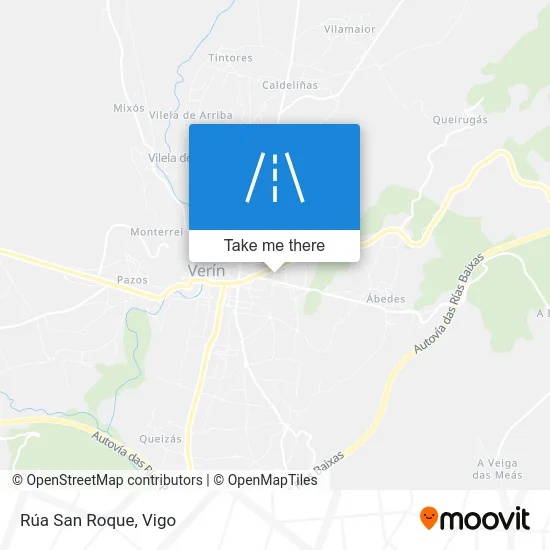 Rúa San Roque map