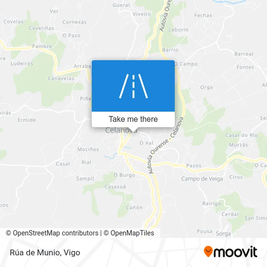Rúa de Munio map