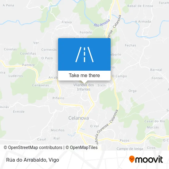 Rúa do Arrabaldo map