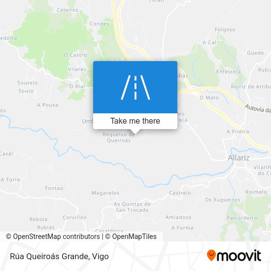 Rúa Queiroás Grande map
