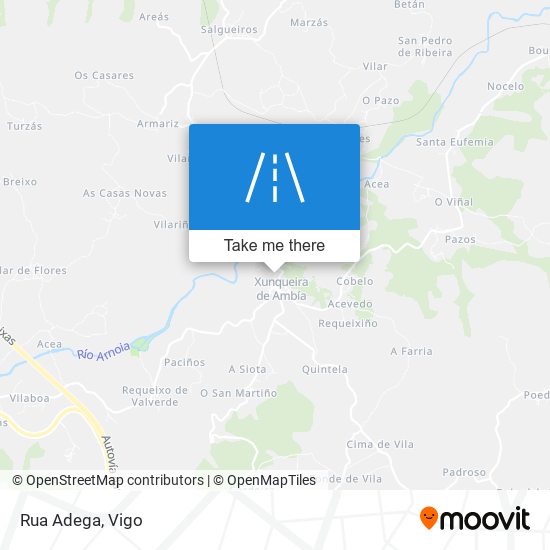 Rua Adega map