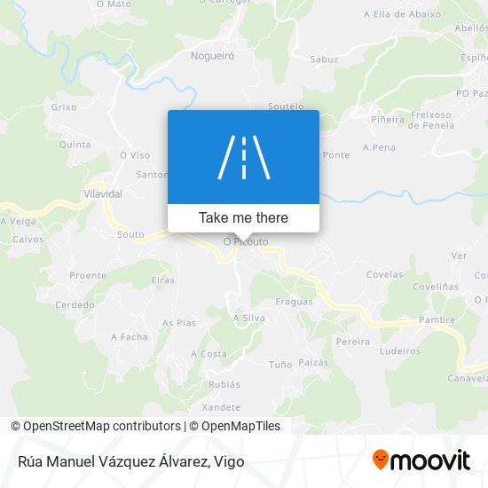 Rúa Manuel Vázquez Álvarez map