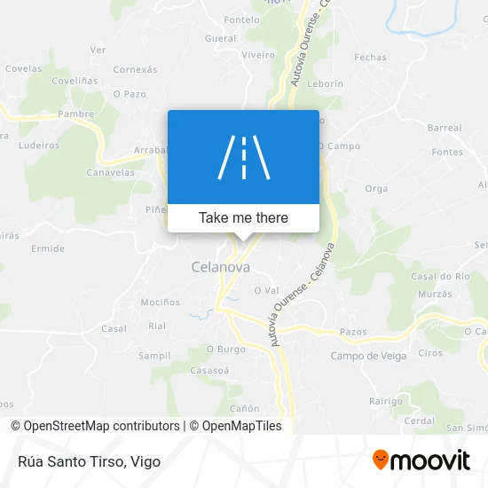 Rúa Santo Tirso map