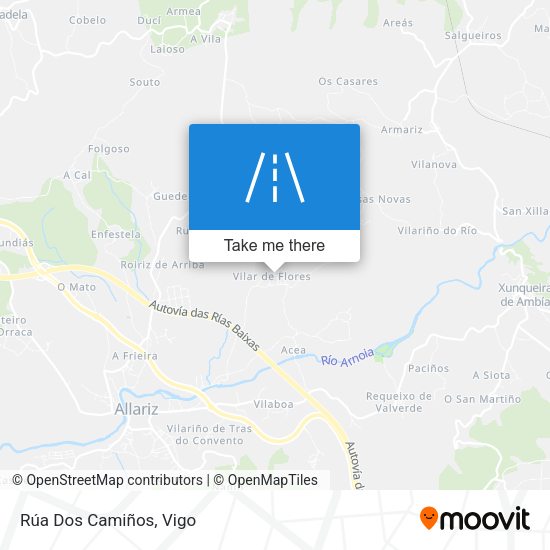 Rúa Dos Camiños map