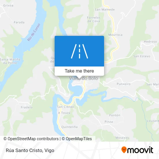 Rúa Santo Cristo map