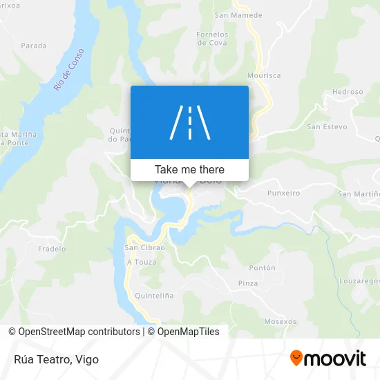 Rúa Teatro map