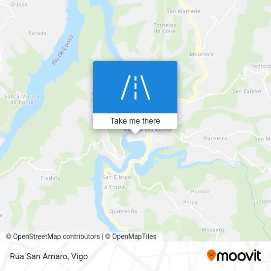 Rúa San Amaro map