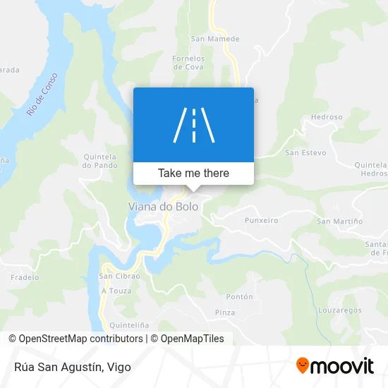 Rúa San Agustín map