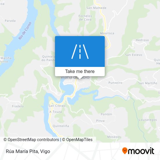 Rúa María Pita map