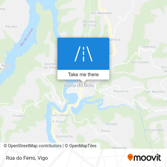Rúa do Ferro map