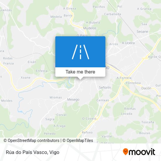 Rúa do País Vasco map