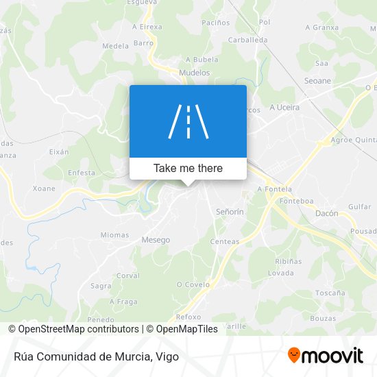 Rúa Comunidad de Murcia map