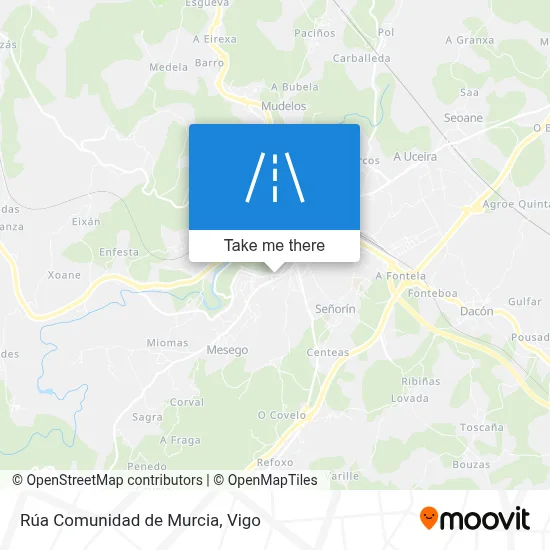 Rúa Comunidad de Murcia map