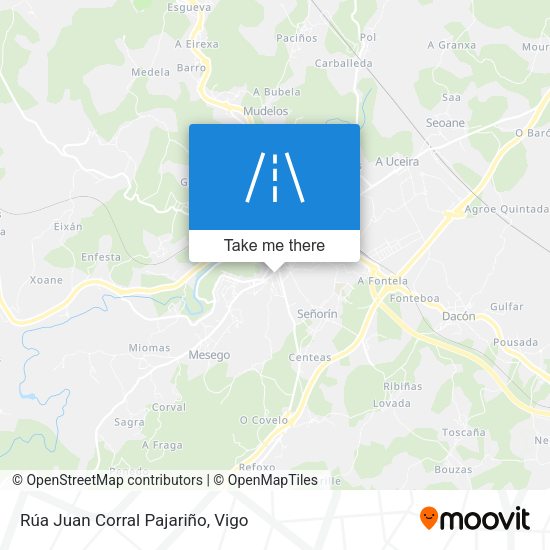 Rúa Juan Corral Pajariño map