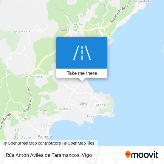 mapa Rúa Antón Avilés de Taramancos