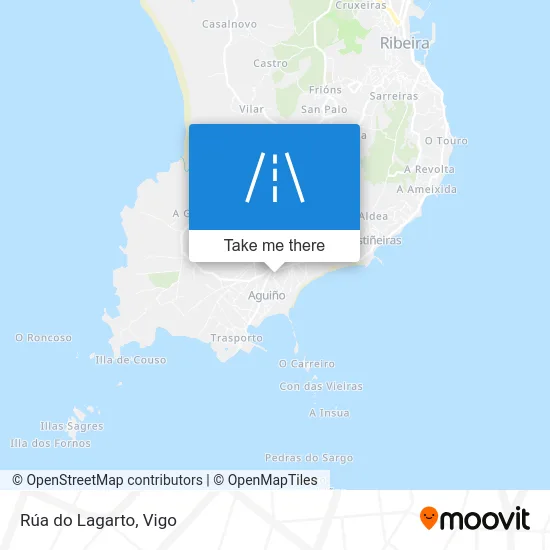 Rúa do Lagarto map